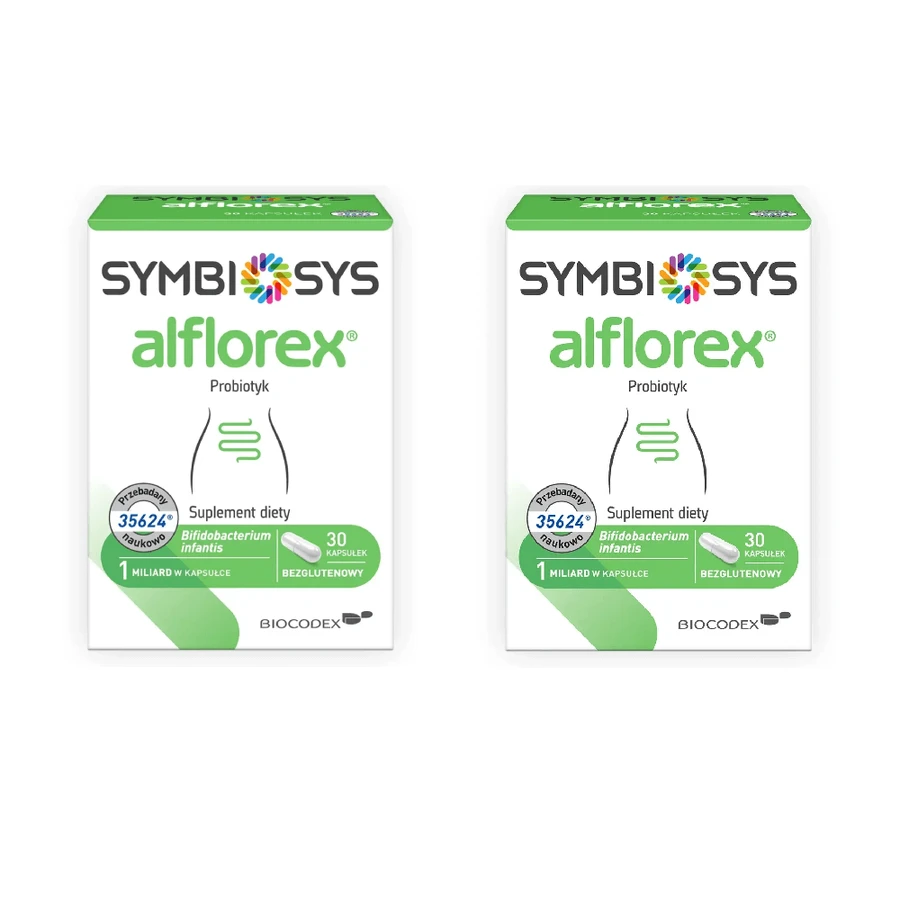 Symbiosys Alflorex, 2 x 30 capsules, Biocodex
