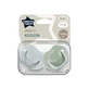 Sucettes orthodontiques Moda, 0-6 mois, 2 pièces, bleu/vert, Tommee Tippee