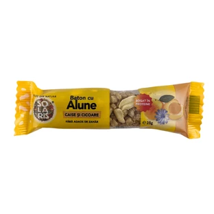Barrita de cacahuete, albaricoque y achicoria, 28 g, Solaris
