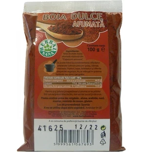 Smoked sweet paprika, 100 gr, Herbal Sana