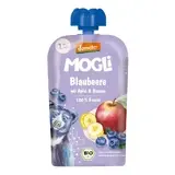 Organic Blueberry, apple and banana puree, 1 year+, 100 g, Mogli