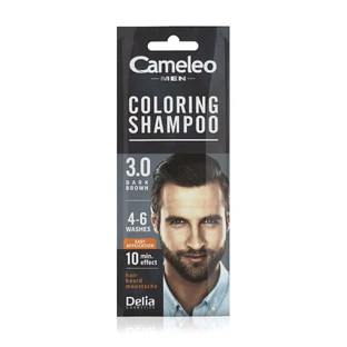 Champú colorante Cameleo, Castaño Oscuro 3.0, 15 ml, Delia Cosmetics