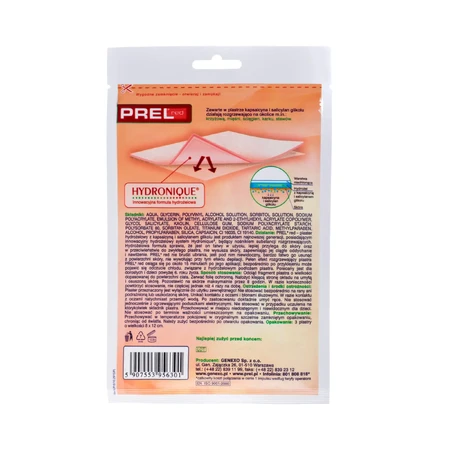 Hydronique Hydrogel-Wärmepflaster, 1 Stück, Prel Rot