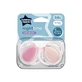 Nachtpon orthodontische fopspenen, 0-6 maanden, 2 stuks, Roze, Tommee Tippee