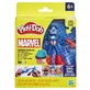 Captain America Marvel flexible Actionfigur mit Zubehör, 10 cn, +4 Jahre, Play Doh