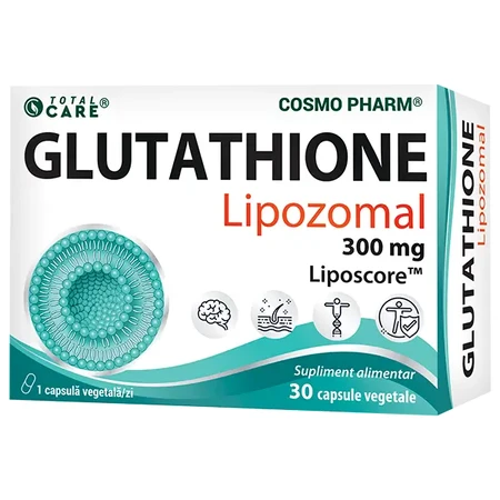 Glutathion Lipozomal, 300 mg, 30 pflanzliche Kapseln, Cosmopharm