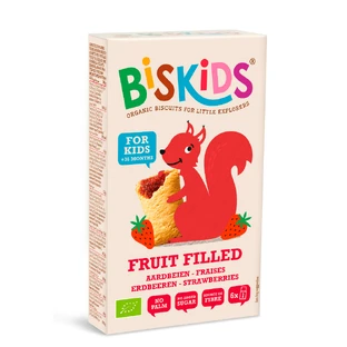 Galletas de fresa ecológicas Biskids, 120 g, Belkorn