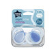 Night Time orthodontic pacifiers, 18-36 months, 2 pieces, Blue, Tommee Tippee