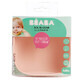 Bol en silicone avec ventouse, rose, Beaba