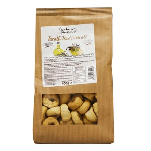 Covrigei traditional taralli, 400 g, Tentazioni Pugliesi