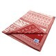 Gebreide katoenen deken Wit/Rood, 90 x 70 cm, + 0 maanden, Baltic Bebe