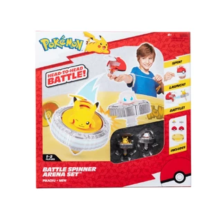 Zestaw do zabawy z dwiema figurkami Pokémon Battle Spinner Arena, 4 lata+, Pokemon