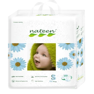 Hypoallergene luiers Flex&Fit Premium, Small, Nr. 2, 3-6 kg, 80 stuks, Nateen
