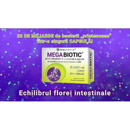 Megabiotic, 10 enterosoluble capsules, Cosmopharm