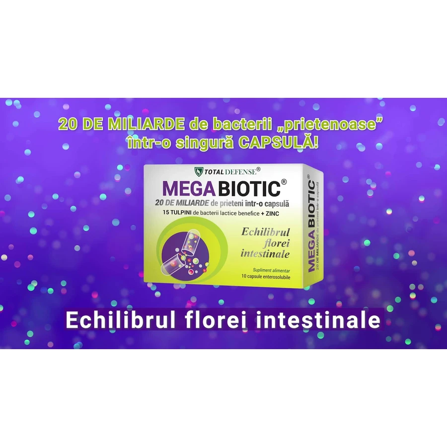 Megabiotic, 10 enterosoluble capsules, Cosmopharm