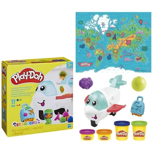 Knetmasse Set Reise mit dem Flugzeug, +3 Jahre, Play Doh