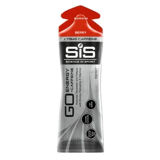 Go Energy Caffeine red fruit-flavored energizing gel Go Energy Caffeine, 60 ml, Sis