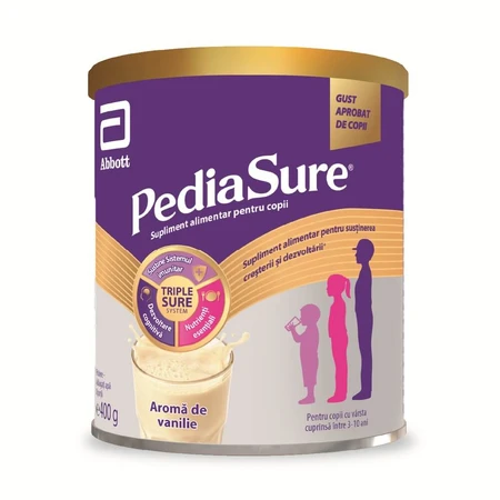 PediaSure con sabor a vainilla en polvo, 3-10 años, 400 g, Abbott
