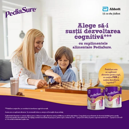 PediaSure con sabor a vainilla en polvo, 3-10 años, 400 g, Abbott