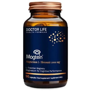 Doctor Life Magtein Magnésium L-thréonate 2000 mg, 90 gélules