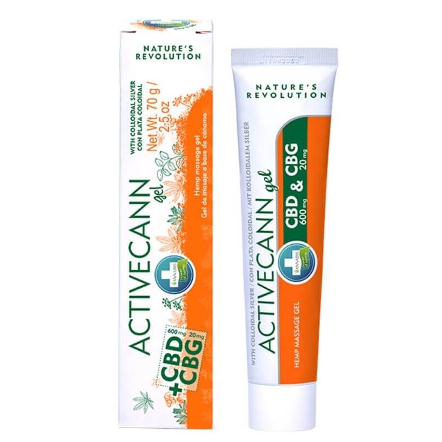 Activecann Hanf Massage Gel mit CBD CBG CBD 75 ml Annabis