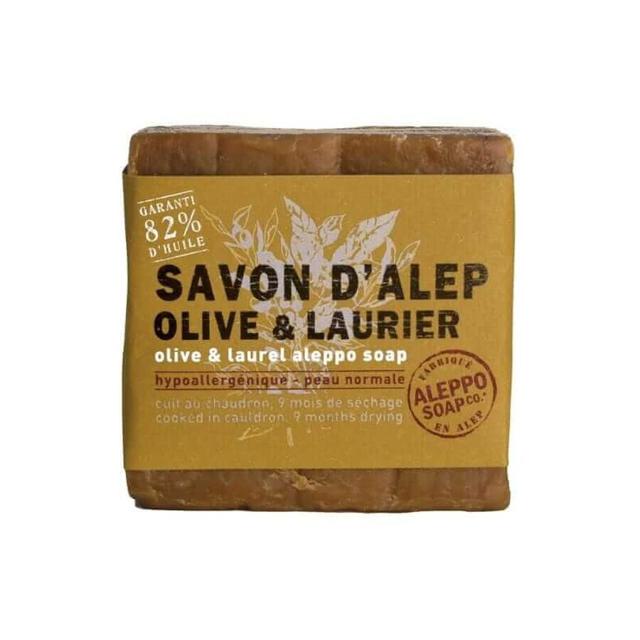 Jabón de oliva y laurel - aceite de oliva y aceite de laurel 200 g Jabón D'Alep