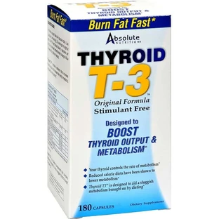 Tiroides T3 180 cápsulas Absolute Nutrition