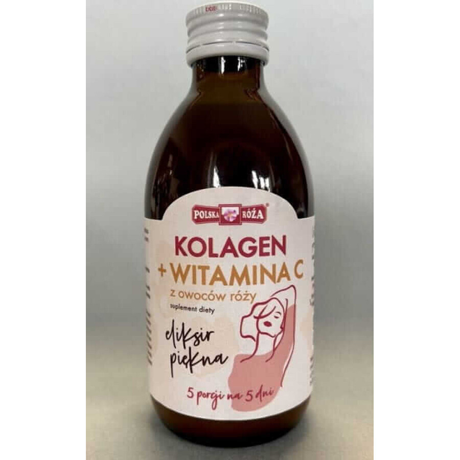 Elisir di bellezza collagene + vitamina C 250ml Polska Róża