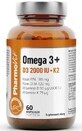 Omega 3 + D3 2000IU + K2 60 softgels Pharmovit Clean Label