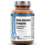 Betacaroteno Complejo Provitamina A Vitamina E 60 cápsulas PharmoVit Clean Label