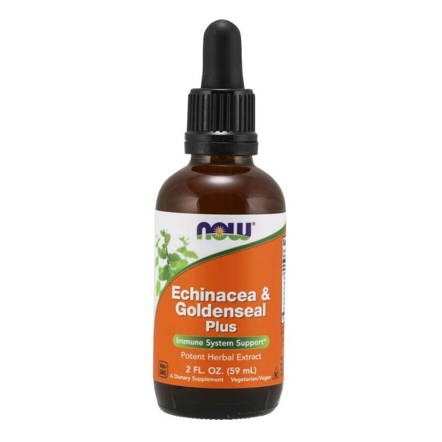 Echinacea & Goldenseal Plus Echinacea (59 ml) NOW Foods
