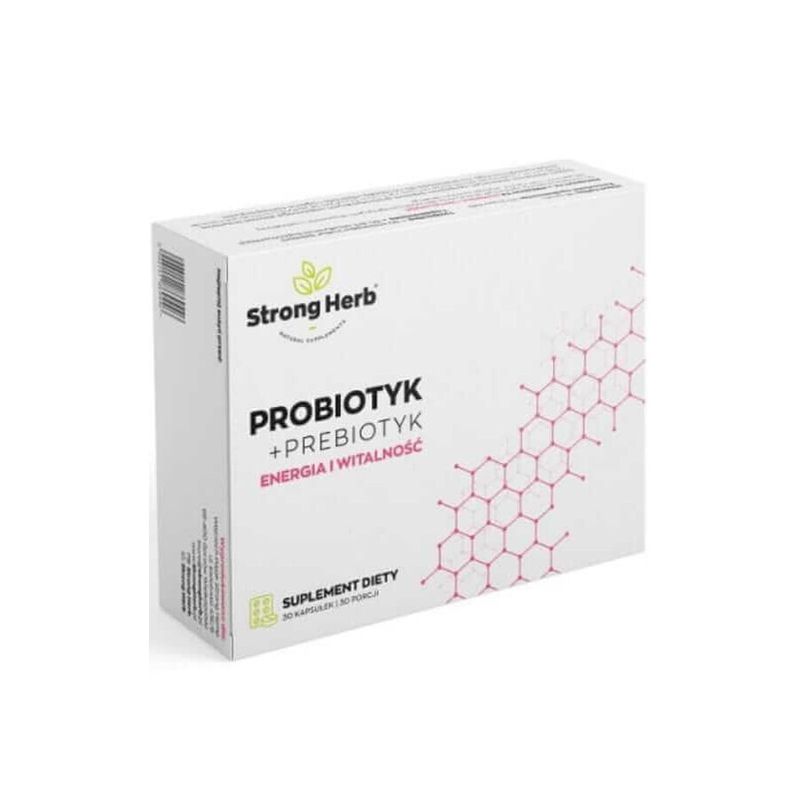 Probiotico + Prebiotico Energia e Vitalità 30 capsule Erba Forte