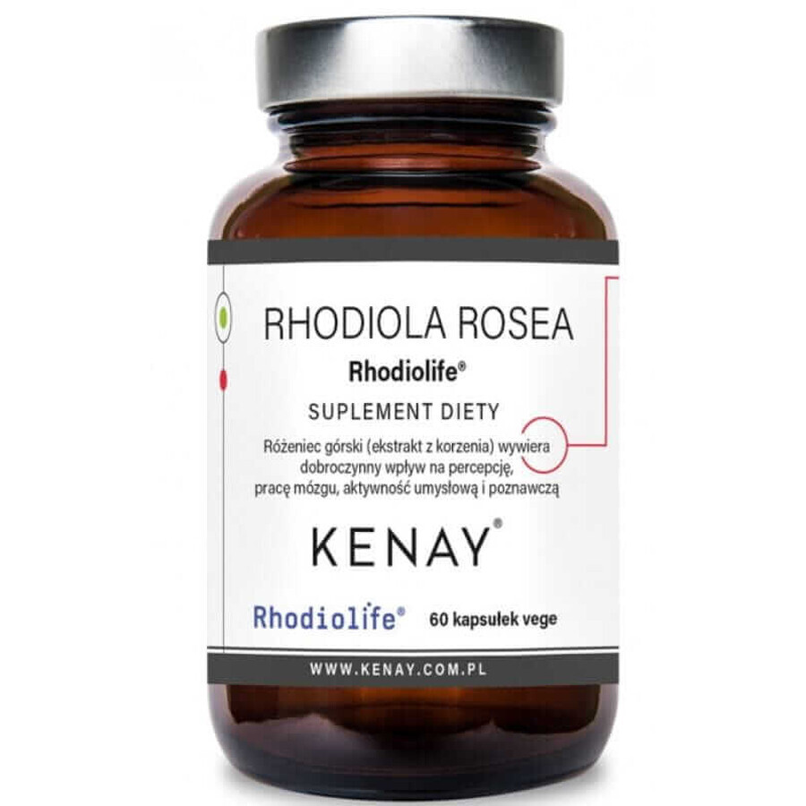 Rhodiola rosea Rhodiolife 60 capsule Kenay