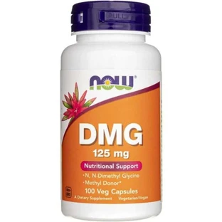 DMG (Dimetilglicina), 125 mg - 100 cápsulas Now Foods