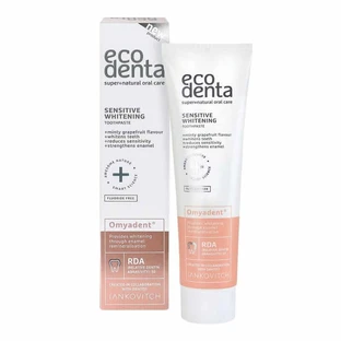 Dentifricio sbiancante per denti sensibili con complesso Omyadent 100 ml Ecodenta