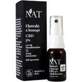NAT Extracto de Cáñamo Full Spectrum 5% CBD + melatonina 15ml