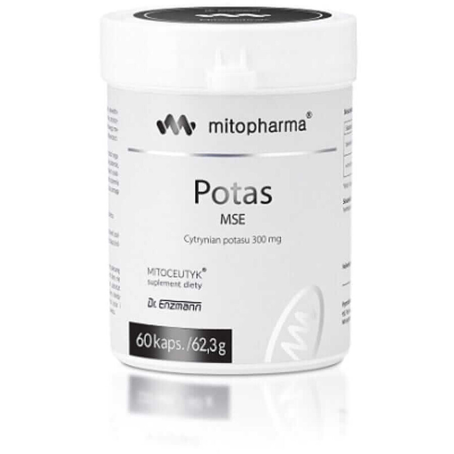 MSE Potassium 60 gélules Dr Enzmann Dr Enzmann