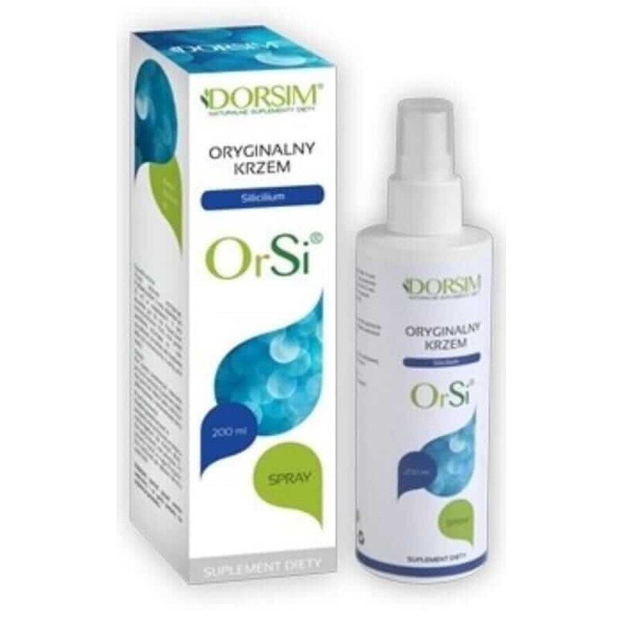 Silicium organique hautement biodisponible OrSi Spray 200ml