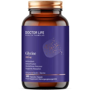 Doctor Life L-glycine 1000 mg, 100 capsules