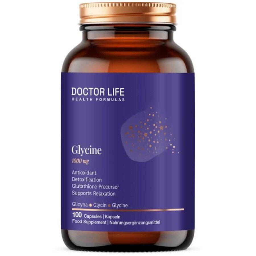Doctor Life L-glycine 1000 mg, 100 gélules
