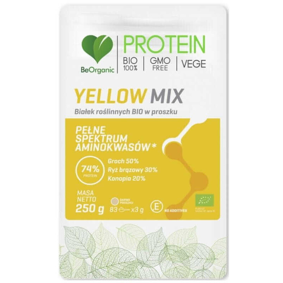 Yellow MIX proteine vegetale BIO pulbere 250g Medicaline