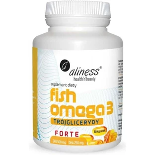 Fisch Omega-3 Starke Triglyceride 60 Kapseln Aliness