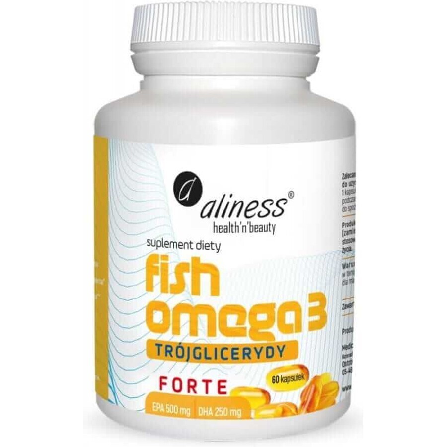 Vis Omega-3 Sterke Triglyceride 60 capsules Aliness
