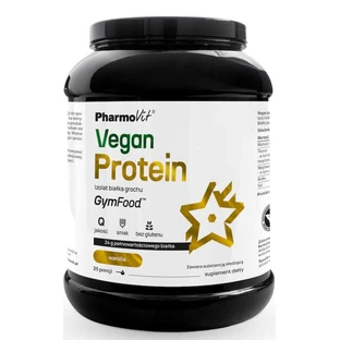 Vegan Protein Isolat de protéines de pois (Vanille) 750 g GymFood Pharmovit