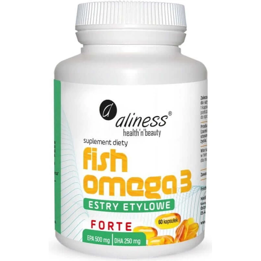 Fish Omega-3 Forte Ethyl Esters 60 capsules Aliness