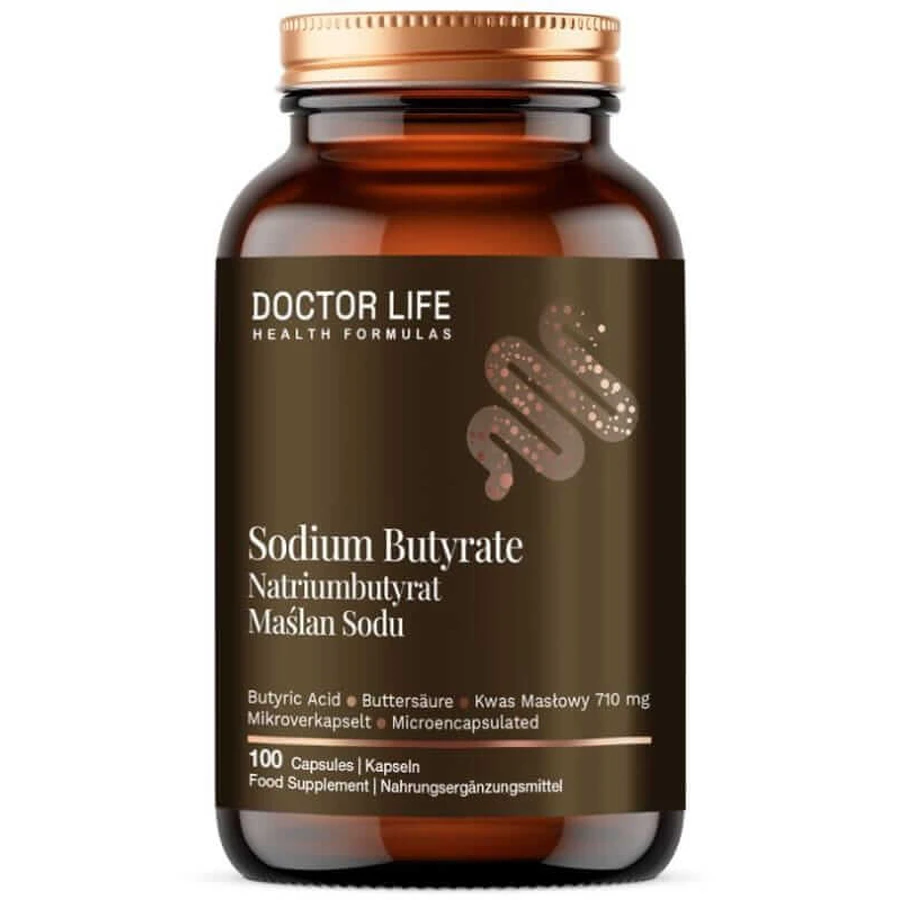 Doctor Life Natriumbutyrat 1000 mg, 100 Kapseln