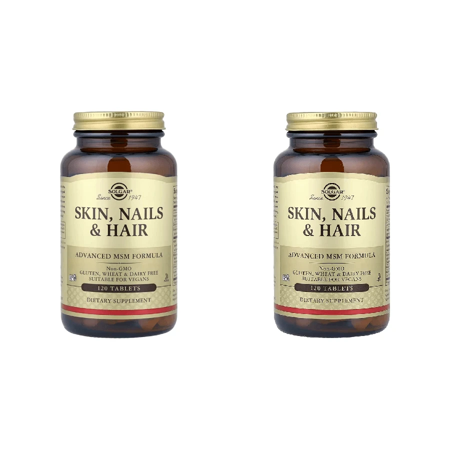 Solgar Haar, huid, nagels, 2 x 120 tabletten
