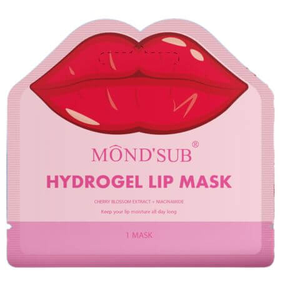 Buy Hydrogel lip mask with cherry extract and niacinamide, 1 piece, Mond Sub Hydrogel lip mask with cherry extract and niacinamide, 1 piece, Mond Sub