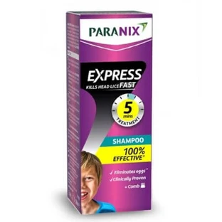 Shampoo tegen roos Paranix Express Rapid 200 ml + kam inbegrepen, Omega Pharma