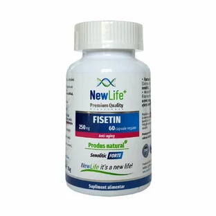 Fisetin, 250 mg, 60 plantaardige capsules, NewLife+